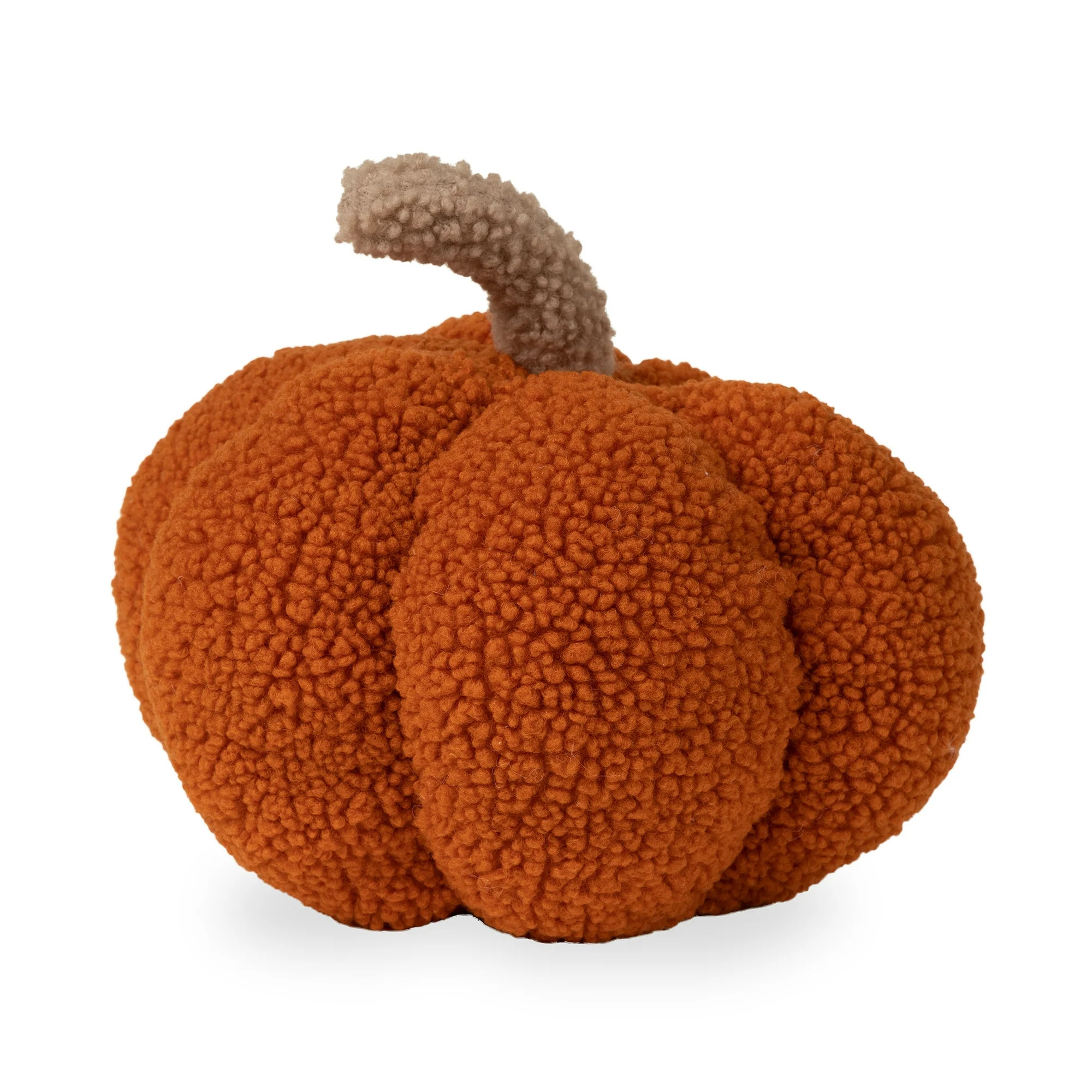 MS Shaped Pumpkin Pillow, 10" x 10", Rust | Walmart (US)