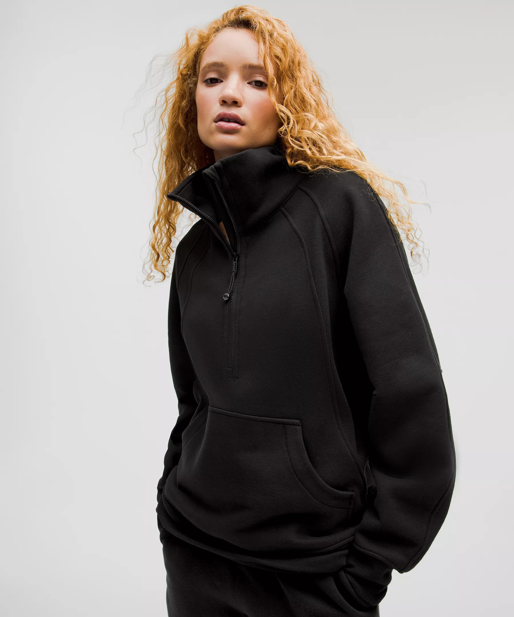 Scuba Oversized Funnel-Neck Half Zip *Long | Women's Hoodies & Sweatshirts | lululemon | Lululemon (US)