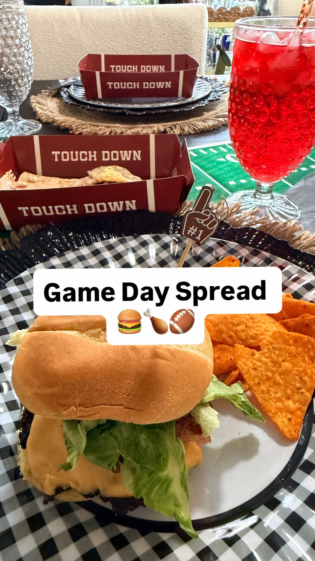 Touchdowns on the TV.
Touchdowns on the table. 😍🏈

We came for the game…
but let’s be honest — we stayed for the food 🍔🍗🔥

Super Bowl night at the lake house ❤️

Save this for your next burger-and-wings kind of night 🙌🏼

…

#GameDayEats #EasyEntertaining #FamilyFood

#LTKfoodie #LTKSeasonal #LTKdayinmylife