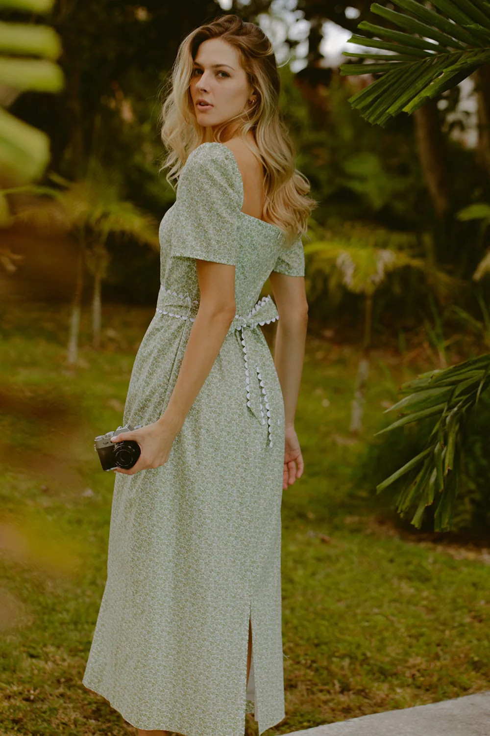 The Grayson Dress in English Ivy | Modatrova