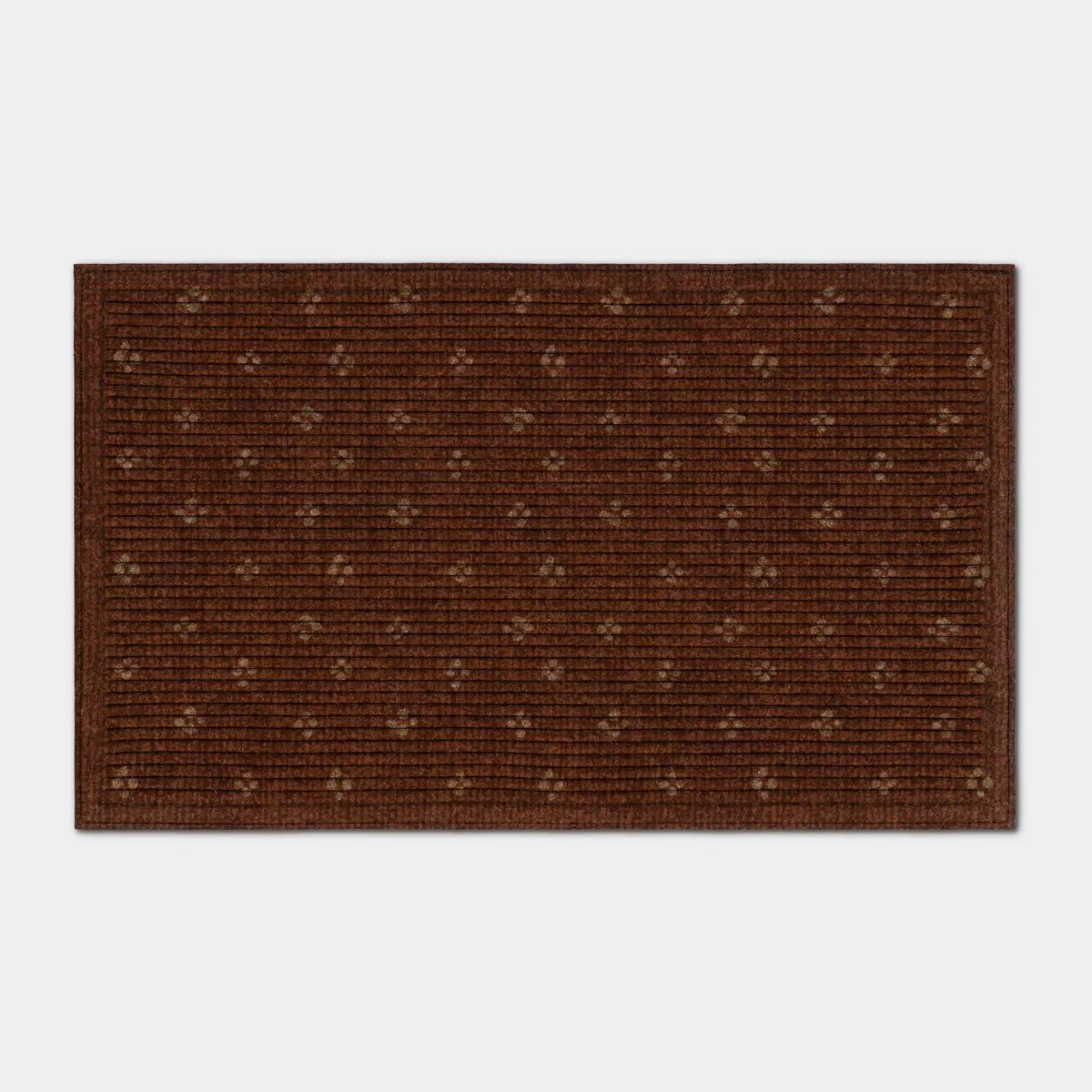 18"x30" Dots Harvest Faux Coir Doormat Bronze - Threshold\u2122 | Target