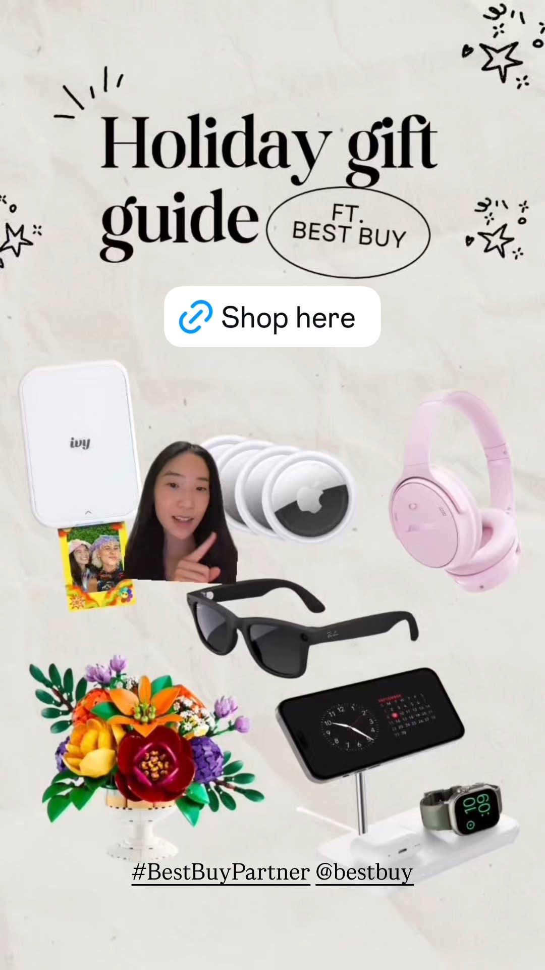 #BestBuyPartner Shop the top gifts from Best Buy this holiday season! Here are some of my
favorites! 🎁✨
@bestbuy #giftguide #holidays #christmas #tech

#LTKHoliday #LTKTravel #LTKGiftGuide
