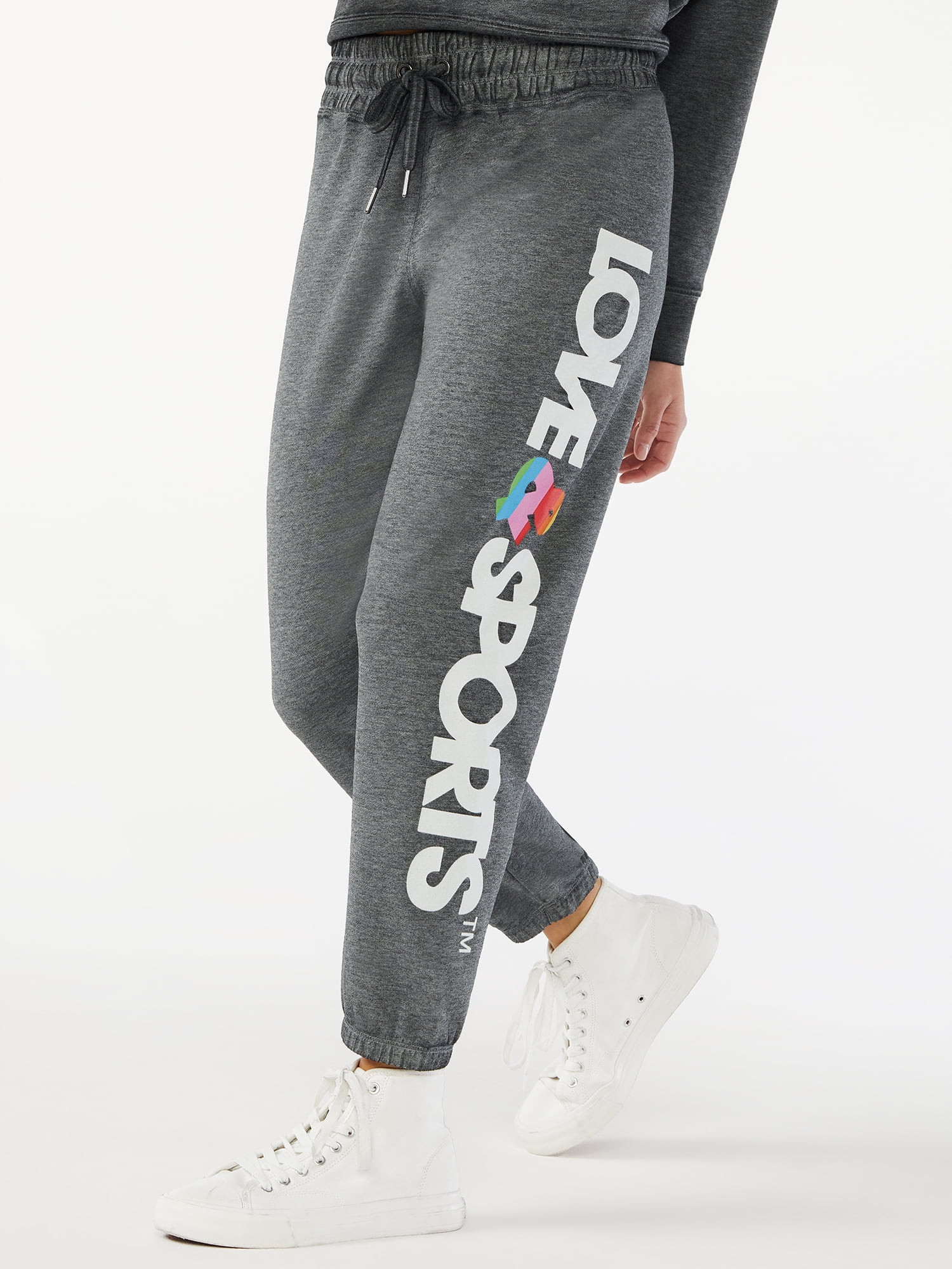 Love & Sports Women's Logo Sweatpants - Walmart.com | Walmart (US)