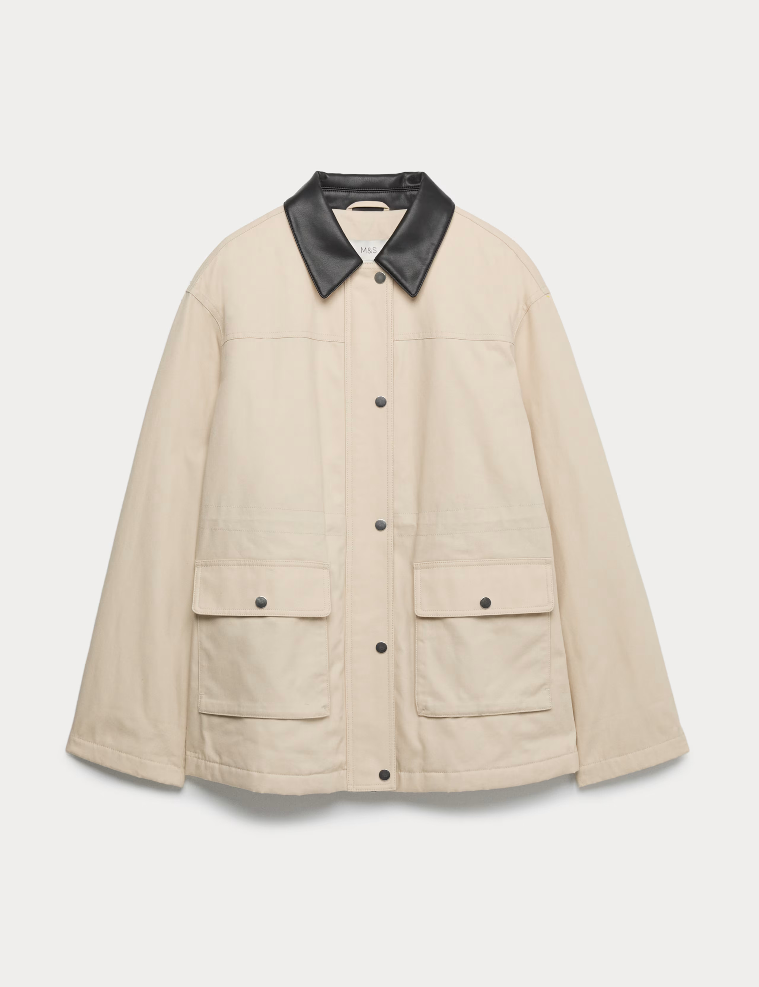 Pure Cotton Canvas Padded Barn Jacket | Marks & Spencer (UK)