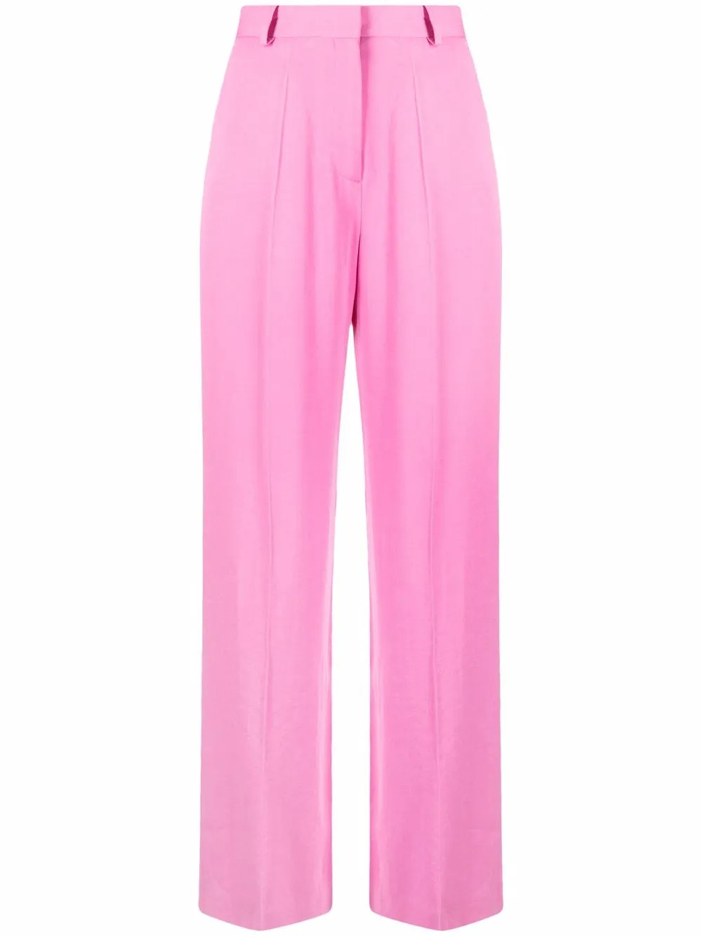 straight wide-leg tailored trousers | Farfetch (US)