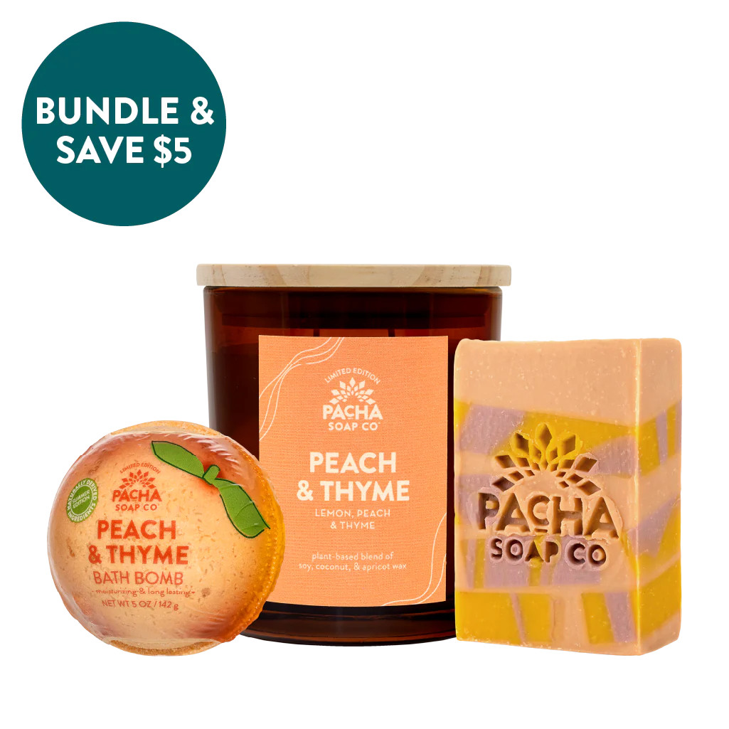Peach & Thyme Bundle | Pacha Soap Co.