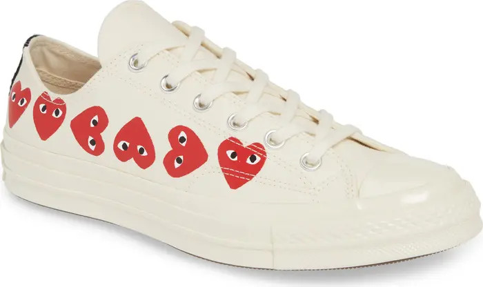 Comme des Garçons PLAY x Converse Chuck Taylor® Low Top Sneaker | Nordstrom | Nordstrom