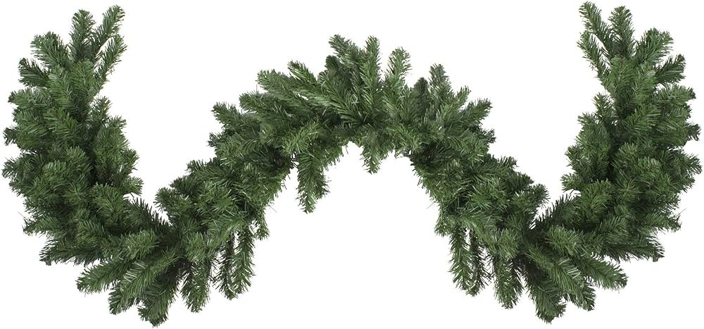 9' x 14" Colorado Spruce Artificial Christmas Garland - Unlit | Amazon (US)