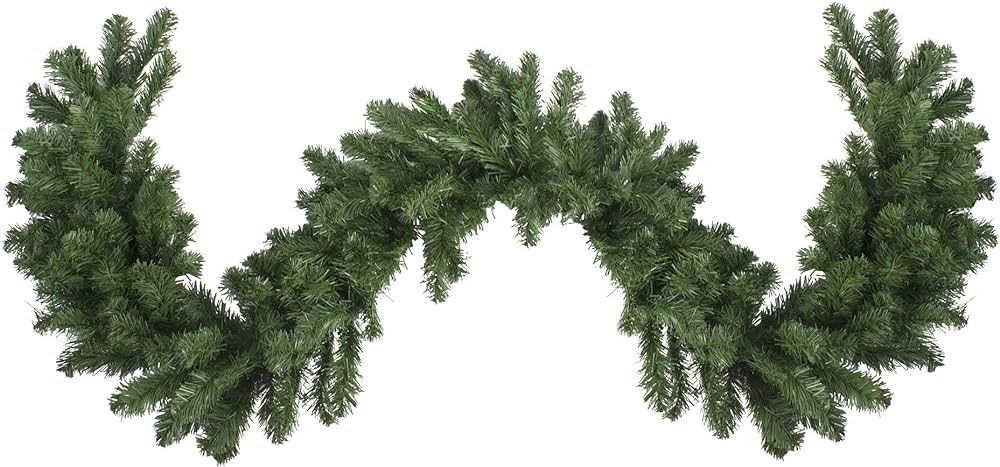 9' x 14" Colorado Spruce Artificial Christmas Garland - Unlit | Amazon (US)