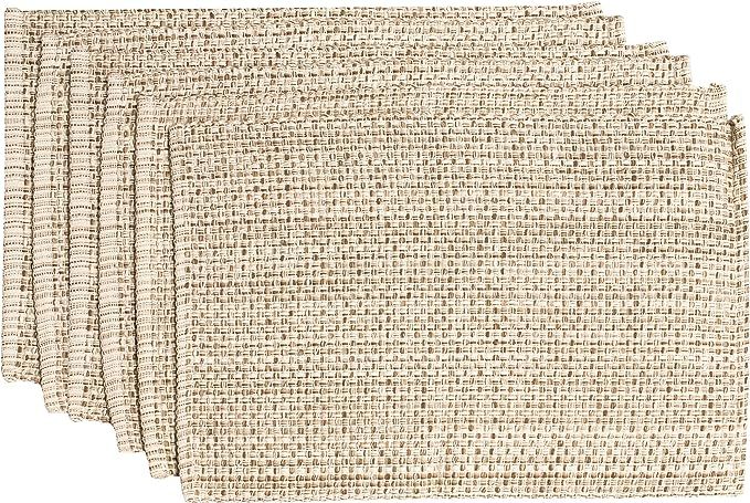 Amazon.com: Sweet Home Collection 100% Cotton Placemats for Dining Room Rectangle Two Tone Woven ... | Amazon (US)