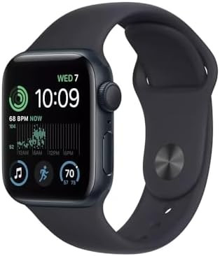 Apple Watch Series 7 (GPS, 45mm) Midnight Aluminum Case with Midnight Sport Band (Renewed) | Amazon (US)