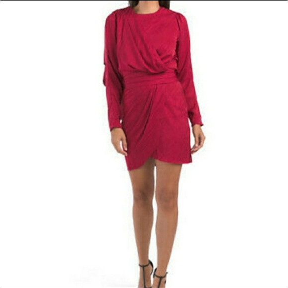 Ronny Kobo Shanaya Cocktail Dress Red | Poshmark