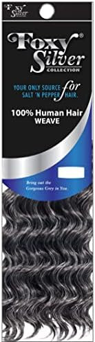 Foxy Silver (Weave - HH Deep Wave 10 inch - 100% Human Hair Weave in 51 | Amazon (US)