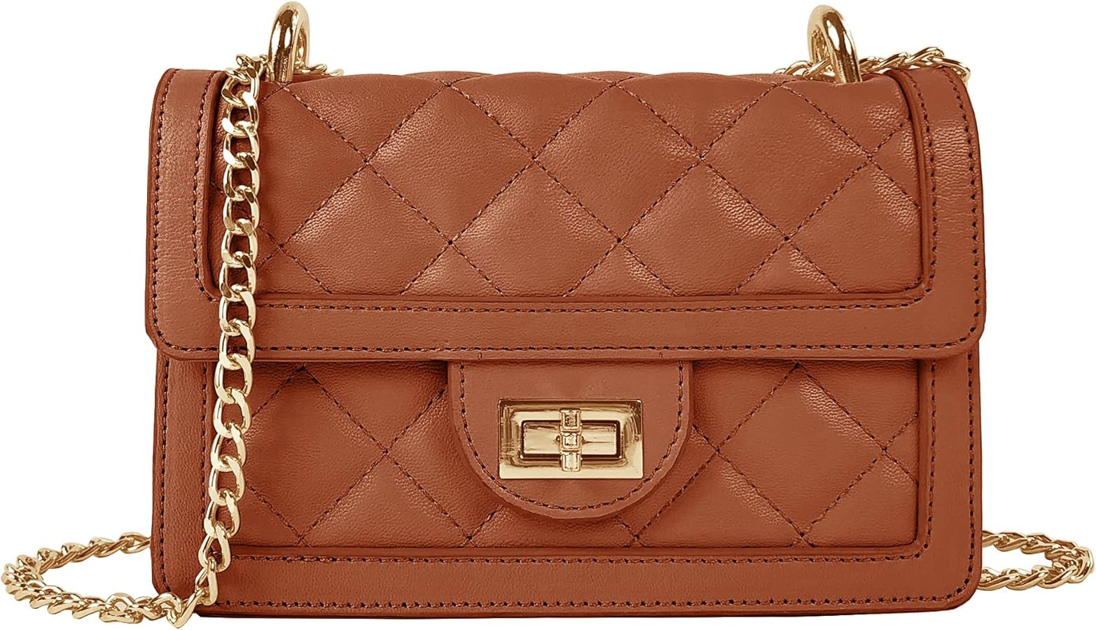 SG SUGU Small Quilted Crossbody Bag, Trendy Designer Mini Shoulder Bag, Phone Wallet Purse for Wo... | Amazon (US)