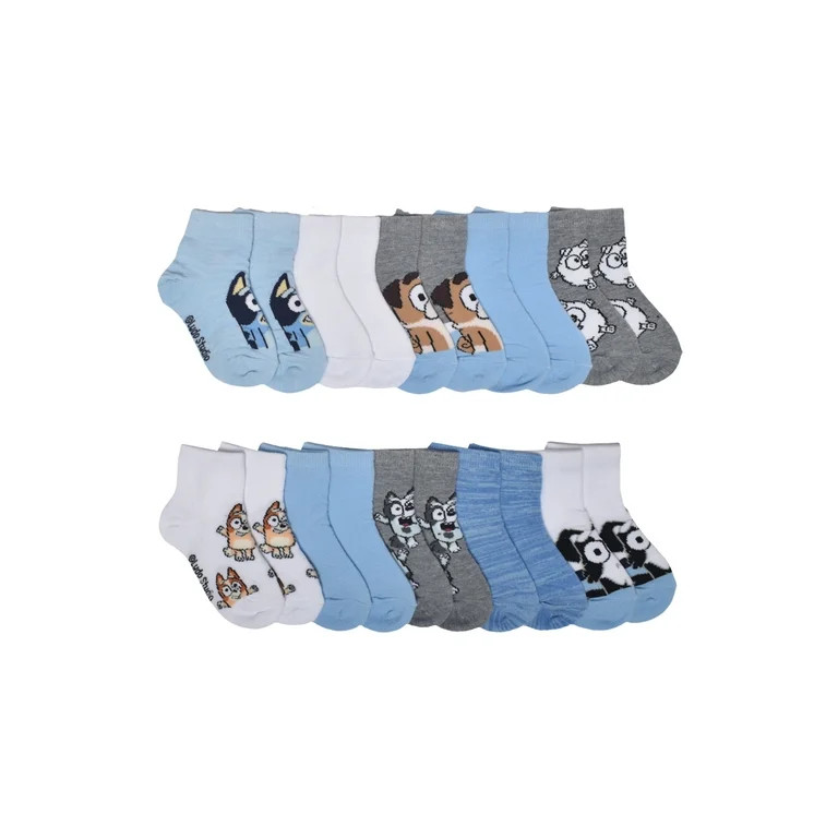 Character Toddler Ankle Socks, 10-Pack, Sizes 12M-5T | Walmart (US)