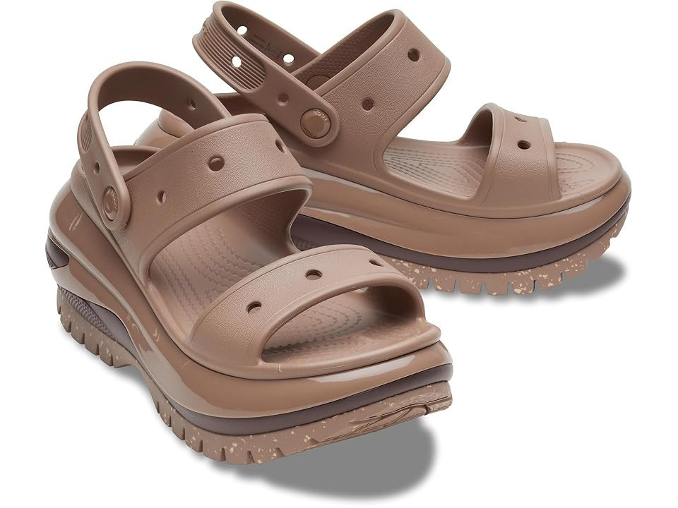 Crocs Classic Mega Crush Sandal Shoes Latte : Men's 2 - Women's 4 Medium, Synthetic | Zappos