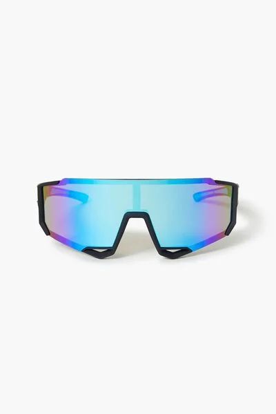 Iridescent Shield Sunglasses | Forever 21