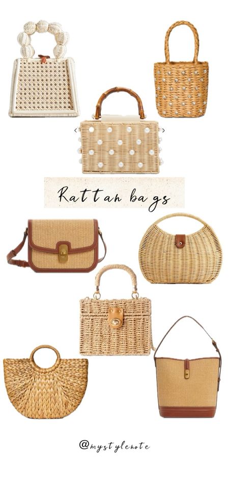 Rattan and straw bags for spring

#LTKitbag #LTKSeasonal #LTKstyletip