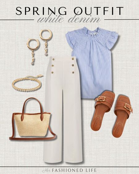 Spring Outfit - White Denim


#LTKStyleTip #LTKWorkwear #LTKTravel