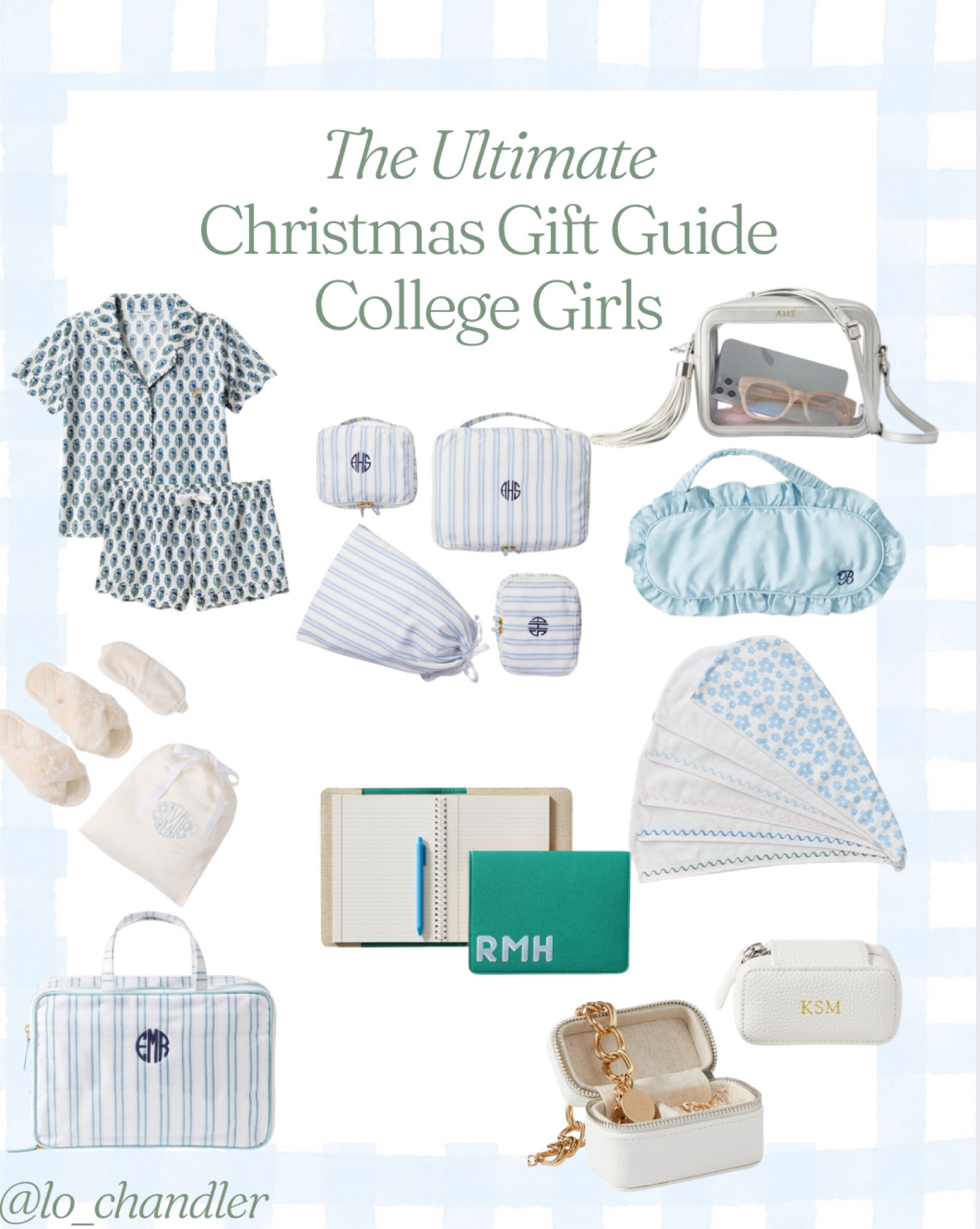 Personalized gifts for the college girl in your life!! So many cute things that would make perfect Christmas gifts!

#LTKStyleTip #LTKGiftGuide #LTKHoliday