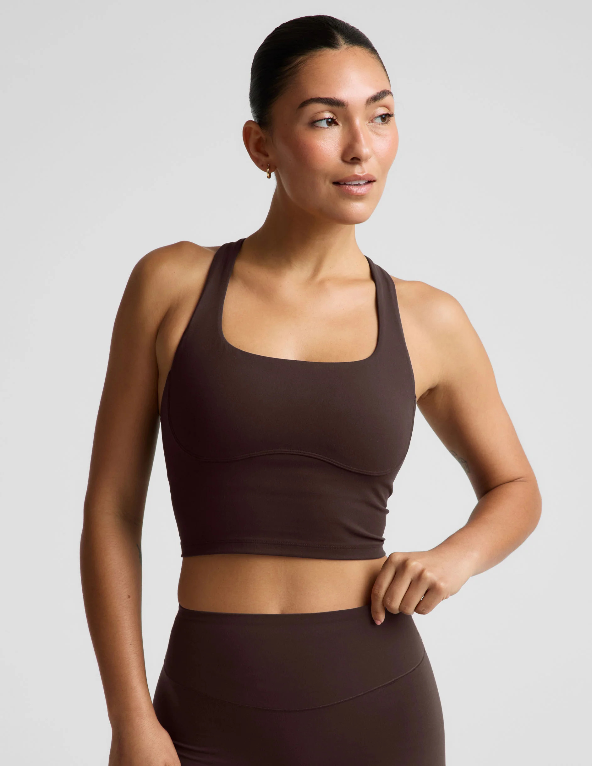 glowzone\u2122 Medium Impact Cropped Tank | Beyond Yoga | Beyond Yoga