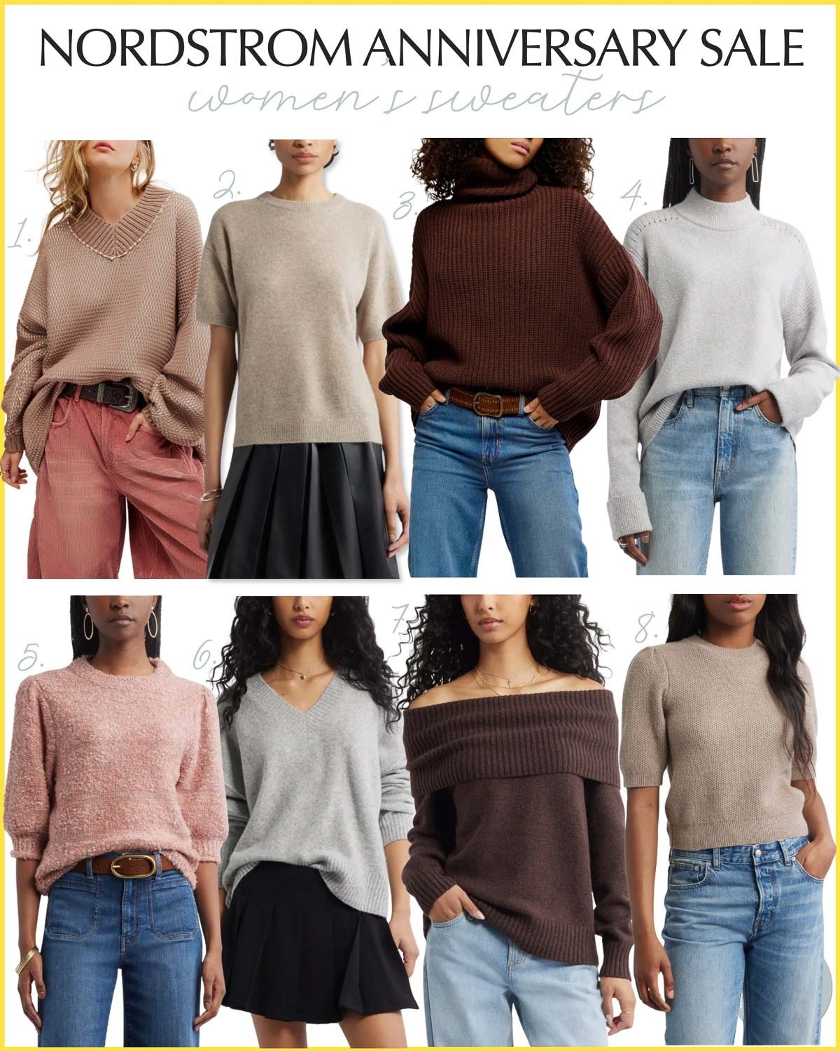 It’s impossible to choose just one sweater to purchase during the Nordstrom Anniversary sale, but at these sales prices, I’m giving myself to purchase several of my favorites. cashmere sweater free people turtleneck sweater v neck sweater work wear party outfit gift idea for her Nordstrom finds

#LTKBeauty #LTKParties #LTKSaleAlert