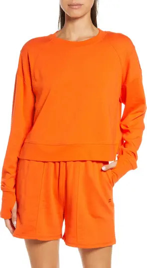Sweaty Betty After Class Cotton Blend Crop Sweatshirt | Nordstrom | Nordstrom