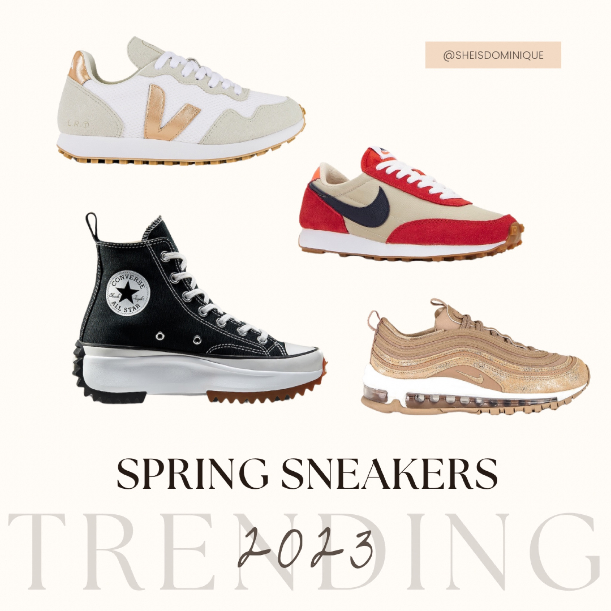 Sneakers are trending for spring 

Travel sneakers, Nike, spring shoes, business casual shoes, smart casual, casual shoes, converse, veja 

Follow my shop @sheisdominique on the @shop.LTK app to shop this post and get my exclusive app-only content!

#liketkit #LTKshoecrush #LTKFind #LTKstyletip
@shop.ltk
https://liketk.it/40QQj

#LTKworkwear