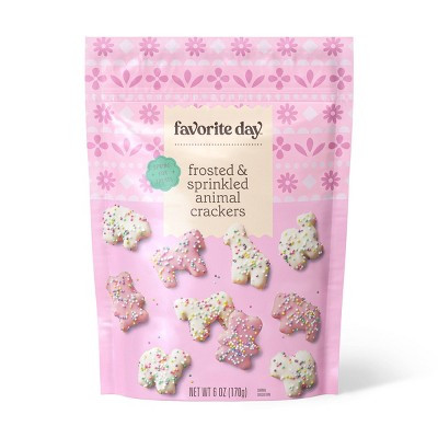 Easter Animal Crackers Covered in White and Pink Chocolate - 6oz - Favorite Day™ | Target