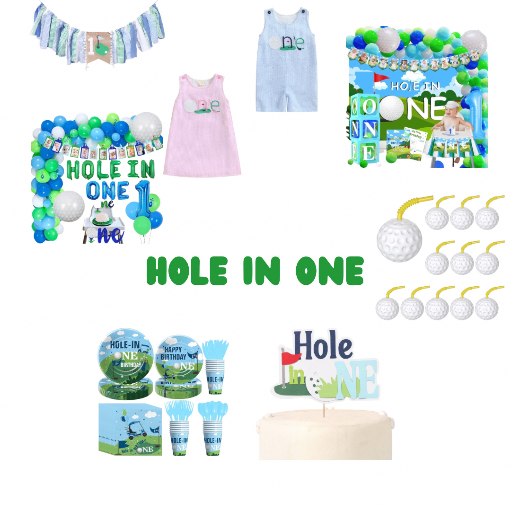 Hole in one birthday party theme 
Boy or girl 

#LTKParties #LTKKids #LTKBaby
