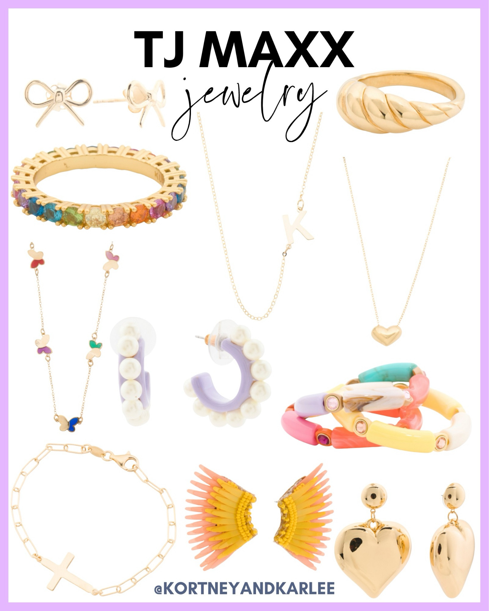 TJ Max Jewelry

Kortney and Karlee | #kortneyandkarlee 

#LTKfindsunder50 #LTKfindsunder100 #LTKSeasonal