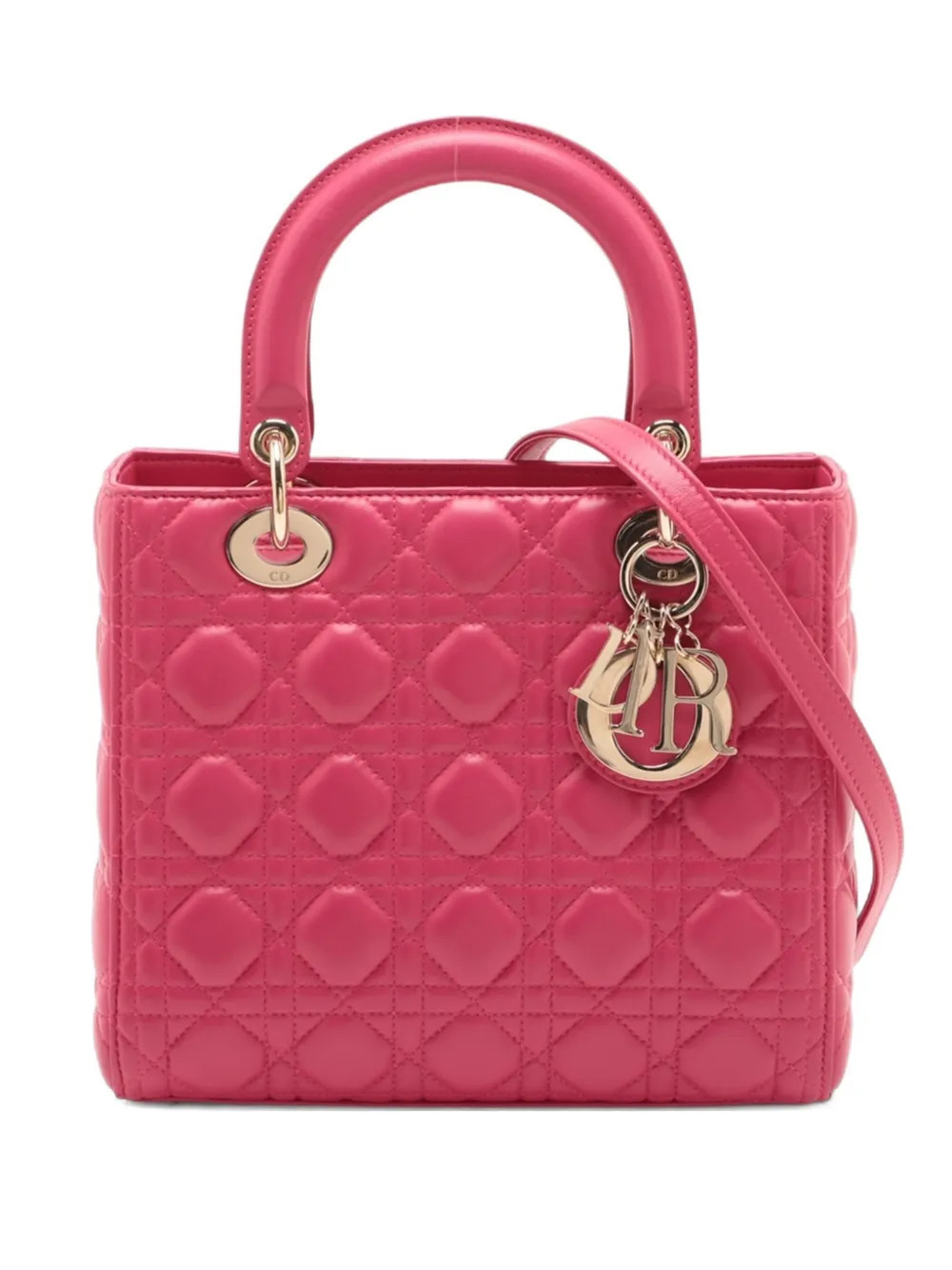 Christian Dior Pre-Owned 2000-2015 Lady leather bag - Pink | Farfetch Global