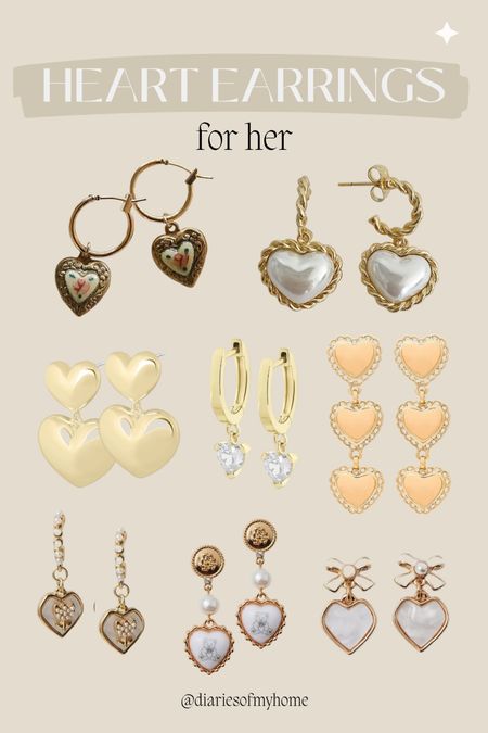 Heart Earrings 🤍

#hearts #earrings #earring #trending #jewelry #fashion #summer #spring #girly #affordable #budgetfriendly #inspo #style #outfitidea 

#LTKSeasonal #LTKfindsunder100 #LTKfindsunder50