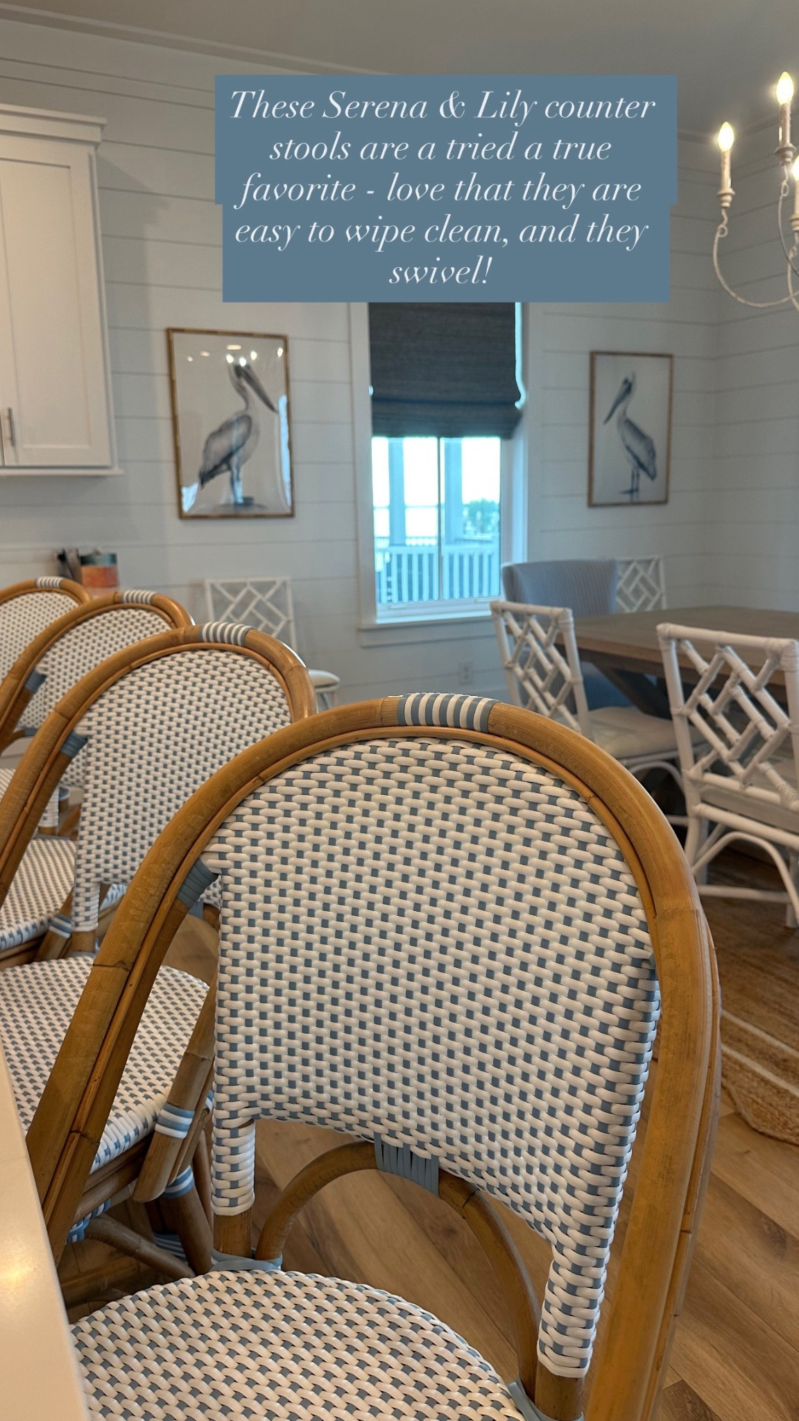 These Serena & Lily counter stools are a tried & true favorite - love that they are easy to wipe clean, and they swivel!

#LTKCyberWeek #LTKHome #LTKSaleAlert