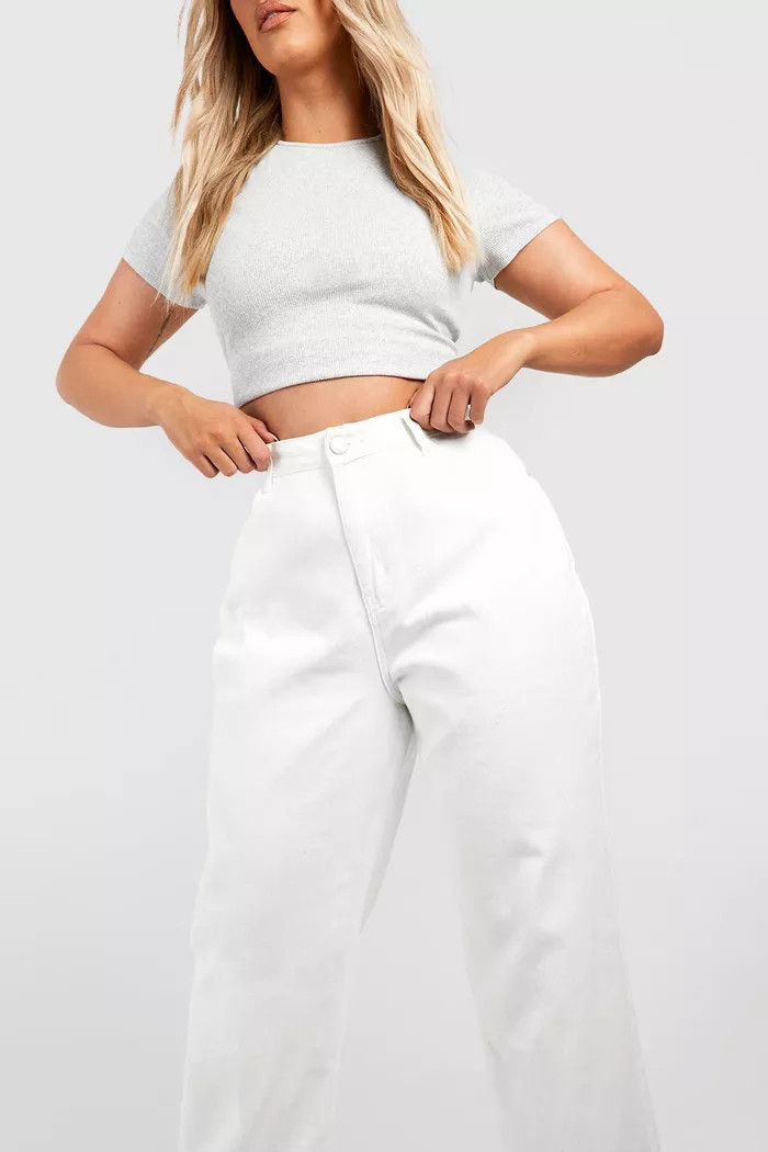 Plus Denim Wide Leg Jean | boohoo (US & Canada)