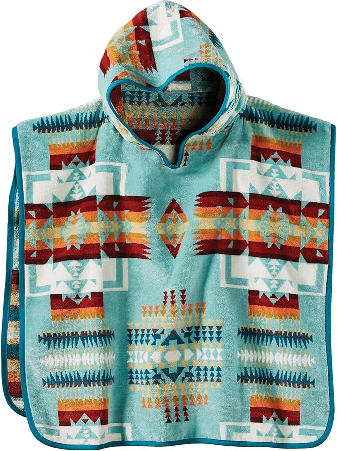 Pendleton Child's Hooded Towel, Aqua | Amazon (US)