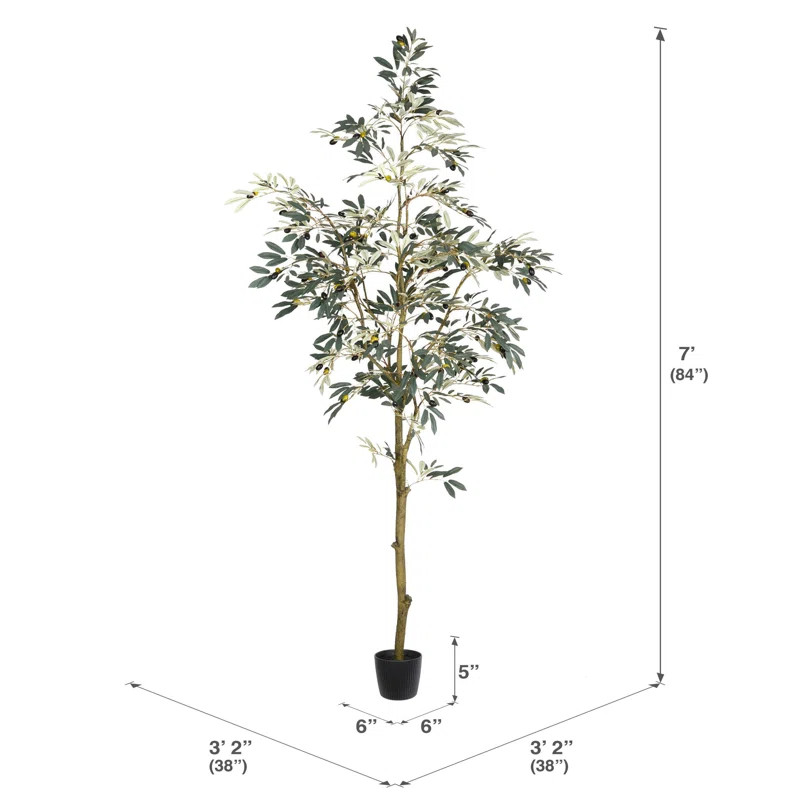 Faux Olive Tree Tree in Pot | Wayfair North America