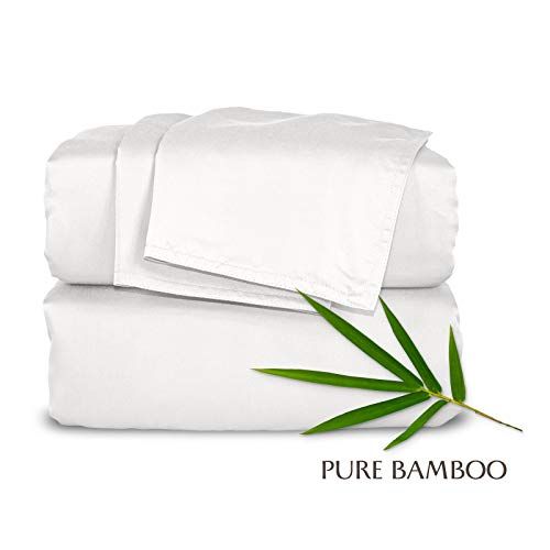 Pure Bamboo Sheets - King Size Bed Sheets 4pc Set - 100% Organic Bamboo - Incredibly Soft Breatha... | Amazon (US)