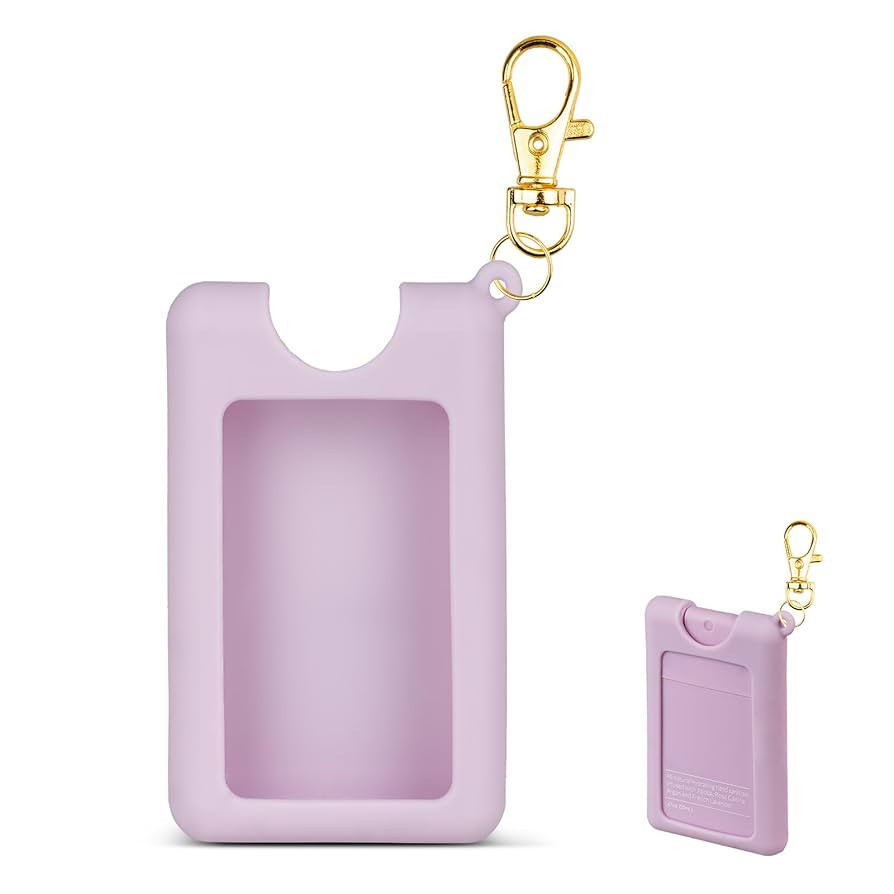 Silicone Case Compatible with Noshinku Pocket Hand Sanitizer, Protective Case with Keychain for R... | Amazon (US)