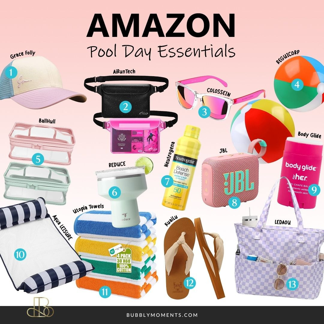 Get ready for the ultimate pool day with these must-have essentials that make every moment more fun, relaxing, and stress-free. From comfy loungers and oversized towels to cute drink holders and waterproof accessories, these finds are perfect for soaking up the sun in style. Whether you’re planning a chill solo day or a fun hangout with friends, these poolside picks help you stay cool, organized, and photo-ready. Think easy setup, bright summer vibes, and everything you need within reach so you can fully enjoy the day. Save this for your next pool day and tap to shop your favorites for the perfect sunny setup!
#LTKSwim #LTKHome #LTKFinds #PoolDay #SummerEssentials #PoolsideVibes #AmazonFinds #SummerVibes #BeachDay #PoolParty #VacationReady #SummerMustHaves #SwimSeason #StayCool #OutdoorLiving #SummerInspo #PoolsideEssentials #SunReady #RelaxAndUnwind #HotGirlSummer #TropicalVibes 

 