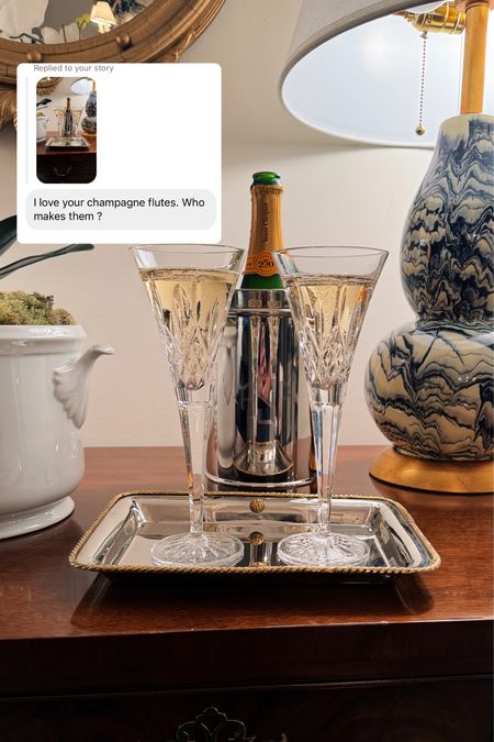 Champagne flutes 

#LTKhome #LTKstyletip #LTKfamily