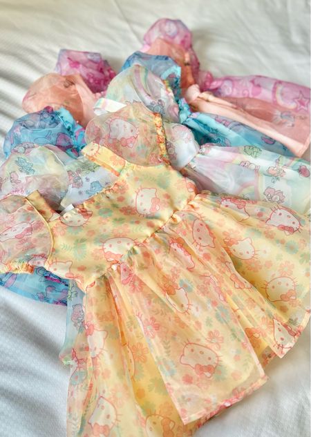 Toddler puff sleeve dresses😍