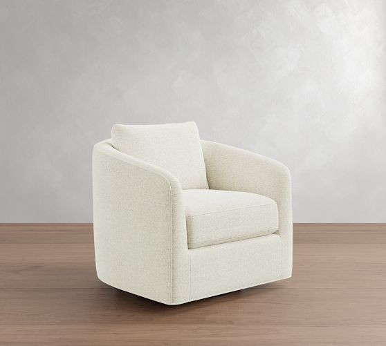 Remmy Swivel Chair | Pottery Barn (US)