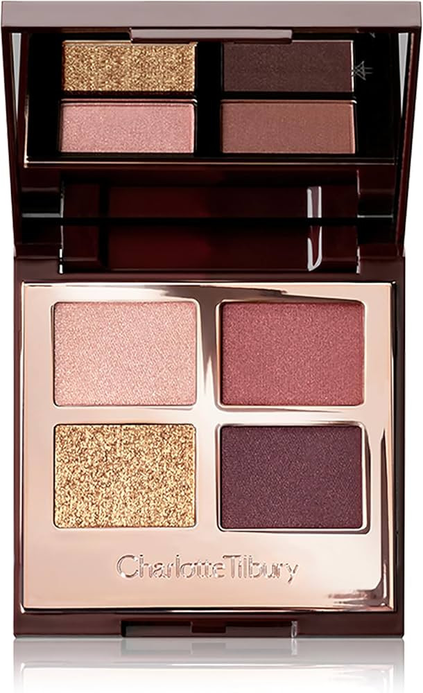 Charlotte Tilbury Luxury Palette Eyeshadow - Shimmer, Metallic & Satin Matte Eyeshadow Quad with ... | Amazon (US)