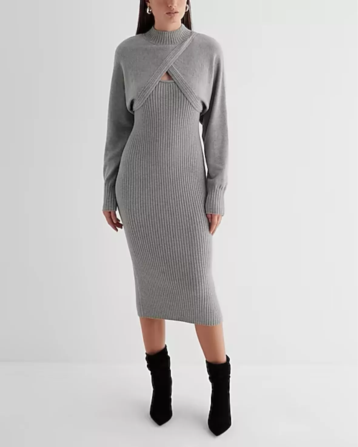 Ribbed Two Piece Sweater Midi Dress curated on LTK