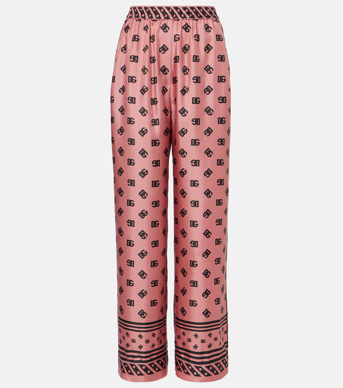 DG silk satin palazzo pants | Mytheresa (US/CA)