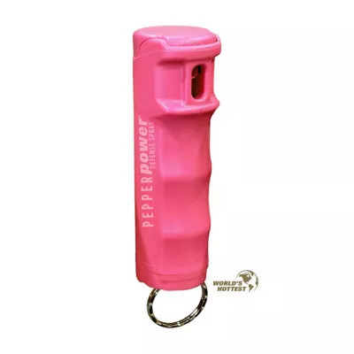 Pepper Power Pink Keychain Pepper Spray Stream with the World's Hottest Formula | Tractor Supply
