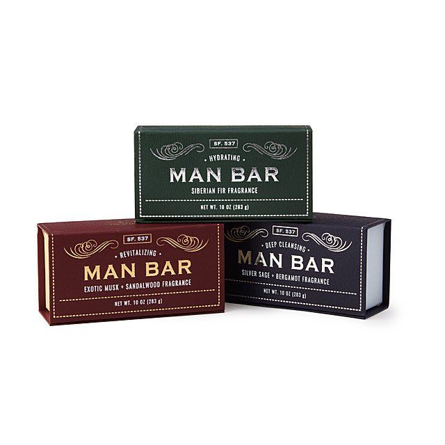 Man Bar Soap Set of 3 | UncommonGoods