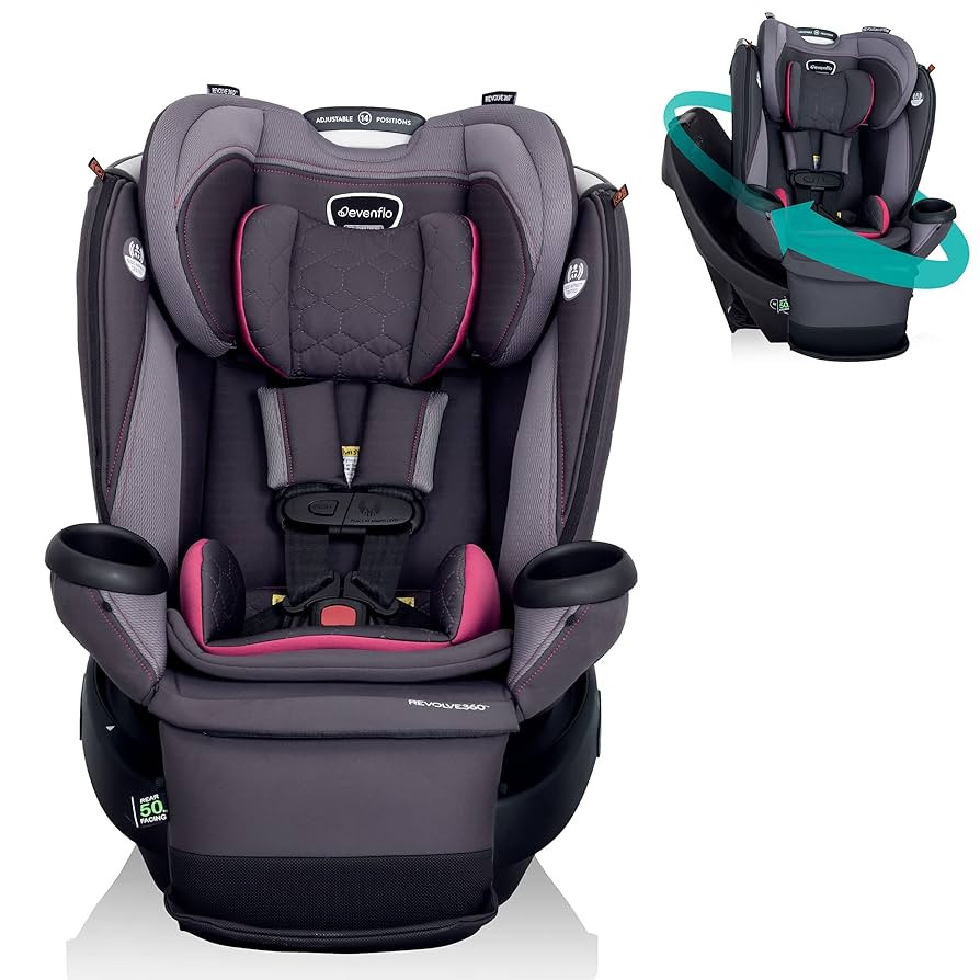 Evenflo Revolve360 Extend Convertible Car Seat with 360 Degree Rotation, Extended Rear-Facing, Fo... | Amazon (US)