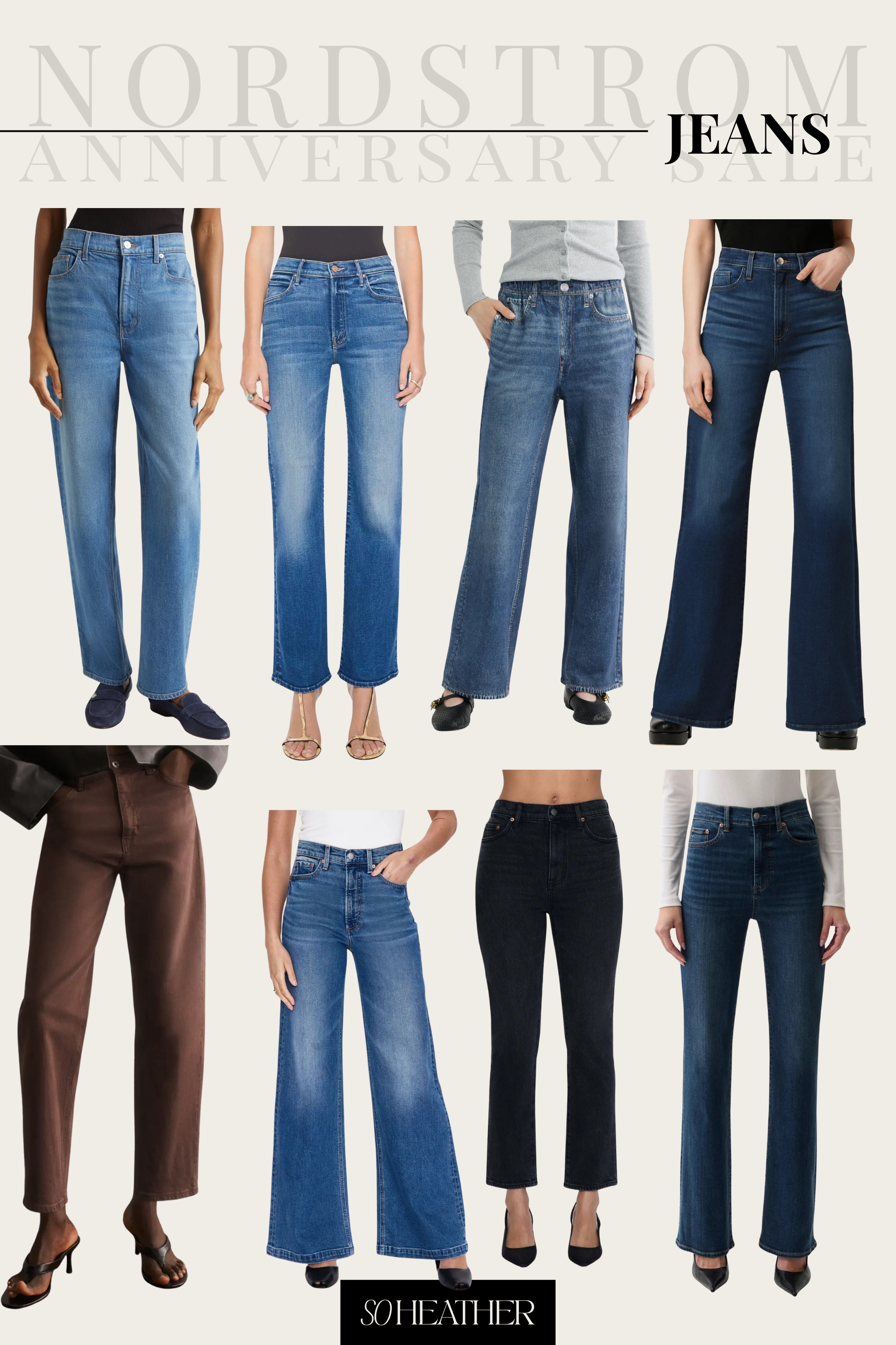Nordstrom Anniversary Sale jeans are always worth grabbing early, and these straight-leg, bootcut, wide-leg, and dark wash styles are flattering fall staples.

Start your wish list now by clicking the ❤️ on your favorites so you can check out quickly when your shopping window opens. #NSale #LTKOver40 #LTKFinds 

 #LTKSeasonal #LTKOver40 #LTKSaleAlert
